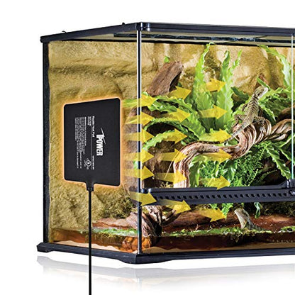 iPower Reptile Heating Pad, Under Tank Heater, Waterproof Terrarium Heat Mat 6X8 Inch, for Turtle, Lizard, Frog, Snake and Other Reptiles - size: 6" X 8", style: Heat Pad