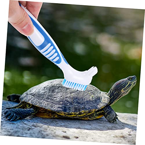 Aquarium Tools Scrubbing Brush for Fish Tank Turtle Shell Cleaning Brush Reptile Tank Accessories Reusable Material Double-Sided Design