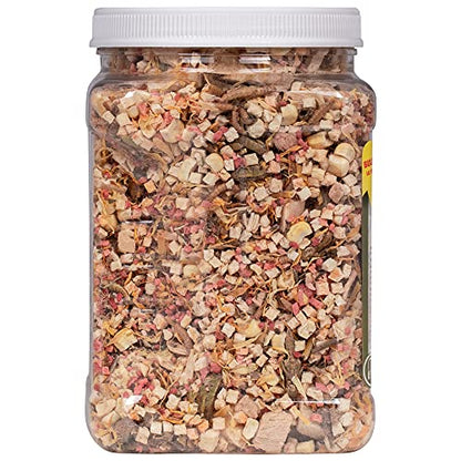 Healthy Herp Box Turtle Food Instant Meal for Reptiles - Nutritious Turtle Food, Tortoise Habitat Accessories, Tortoise Food - Made in USA, Quick Prep - 10.5 oz (310g) - size: 10.5 Ounce (Pack of 1), style: Jar