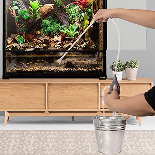 REPTI ZOO Large Reptile Paludarium Tank, Vertical Reptile Terrarium Wide & Tall Amphibian Tank with Top Screen Ventilation (36" W X 18" D X 36" H (Paludarium)) - size: 36" x 18" x 36" (Paludarium)