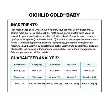 Hikari Cichlid Gold Floating Baby Pellets for Pets, 8.8-Ounce