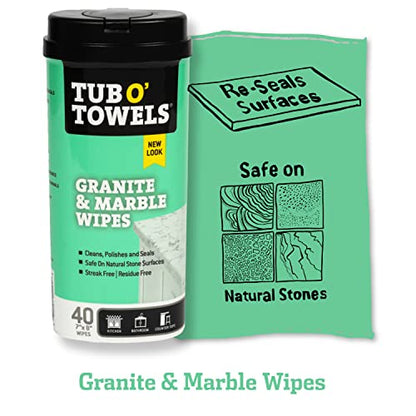 Tub O' Towels Household Cleaning Wipes Variety Pack, 7" x 8", 4-Pack - style: 4-Pack of Specialty Wipes
