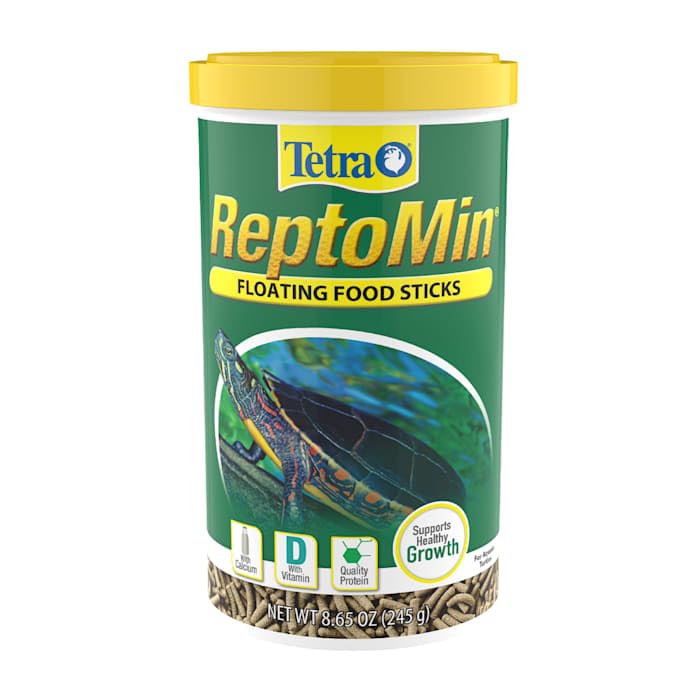 Tetra ReptoMin Floating Food Sticks, 8.65 ounces/245 Grams, Soft Stick Food Formulated for Aquatic Turtles. - size: 8.65 Ounce (Pack of 1)