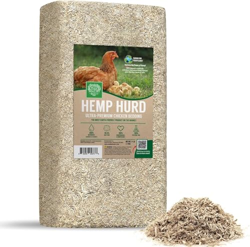 Small Pet Select Hemp HURD Chicken Coop Bedding, Odor Control, 18 lb | Ultra-Premium Biodegradable Bedding, Eco-Friendly Odor Control, Low Dust, For Chicken Coops, Runs & Brooders - size: 18 LB