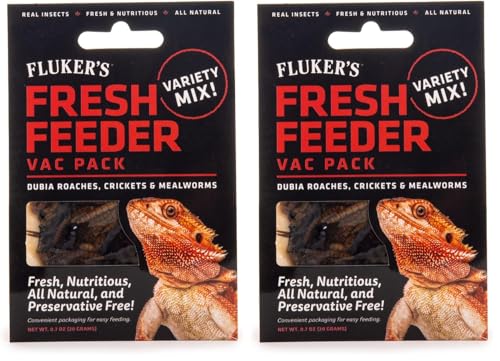 Fluker's Fresh Feeder Vac Pack Variety Mix 0.7oz (Pack of 2) - size: 0.7 Ounce (Pack of 2)