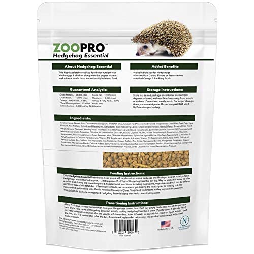 Hedgehog Essential - Chicken Kibble with Mealworms (6 Pound) - size: 6 Pound (Pack of 1)