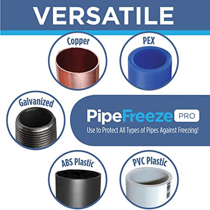 Intelligent Heat Tape for Water Pipe Freeze Protection - with GlowCap™, Built-in Thermostat, Tape Included, 10-yr Warranty, Heavy-Duty, Self-Regulating, 120V (150 Ft) - style: 150 Feet