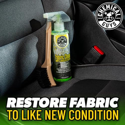 Chemical Guys, Citrus Fabric & Carpet Cleaner, Ready-to-Use Spray, 16 oz | Ready-to-use foaming spray lifts stains and odors from car seats, carpet and floor mats, safe on most fabrics - size: 16 oz