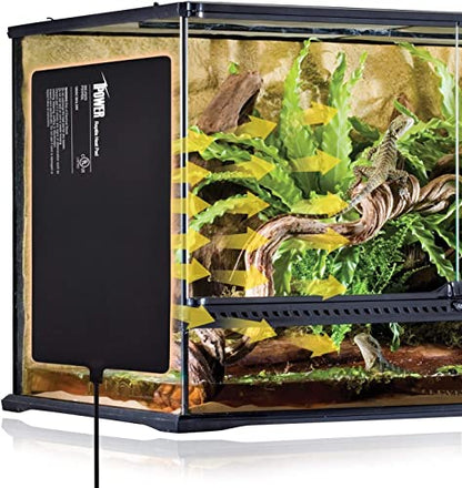 iPower Reptile Heat Pad Under Tank Terrarium Warmer Heating Mat for Turtle, Lizard, Frog, Snake, Reptile, and Other Small Animals, 8X18 Inch, 24W, 2 Pack - size: 8 X 18 Inch, style: 2 Pack