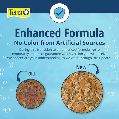 TetraMin Tropical Flakes Fish Food, 4.52 lbs | Complete Daily Diet For Top-And-Mid Feeding Tropical Fish, Protein For Growth & Prebiotics for Digestion, Clear Water Formula - size: 4.52 Pound (Pack of 1)