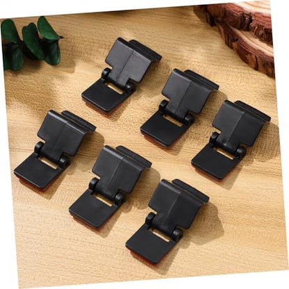 Kichvoe 6pcs Reptile Terrarium Buckle Lock Clips for Glass Turtle Feeding Tank Easy Install Escape Locks for Tropical Amphibian and Insect Boxes Lightweight Secure Latches for Breeding