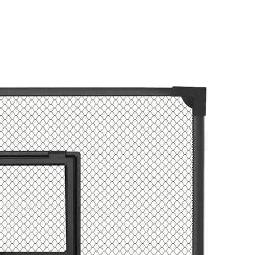 Aquarium Anti Jumping Net DIY Kit to Protect Fish from Jumping Out Tear Resistant Easy Install Tank Cover Screen- 90x60cm