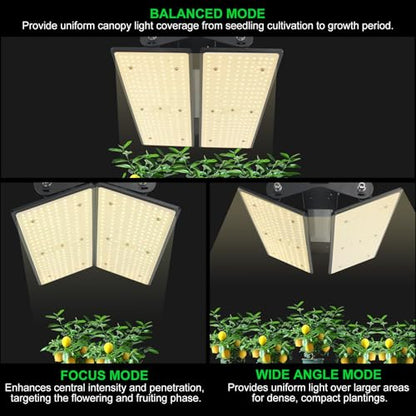 100W LED Plant Grow Light Meets Plant Growth Requirements Multi-Angle Adjustable, Hanging Design Suitable for Various Growing scenarios - size: 100W