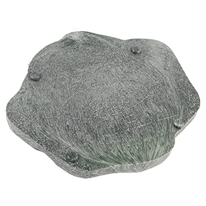 ANGGREK Incubation suppliespet Dish for Lizards Reptile Bowl Large Russian Tortoise Water Turtle Food Dishes Bearded Dragon Feeding Medium Snake Shallow Plastic Small Bath 21 by 14 cm (S) - size: Small