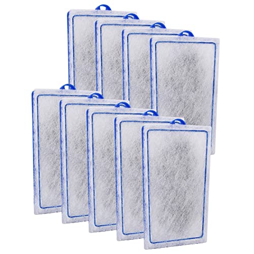 xbbwmrs 9 Count Assembled Medium Filter Cartridges Compatible with Tetra Whisper Bio-Bag Filters 10i PF10 Reptofilter 90 GPH Medium Replacement Filter Cartridges for Whisper Filter & Aquariums - size: Assembled Medium-9 Count