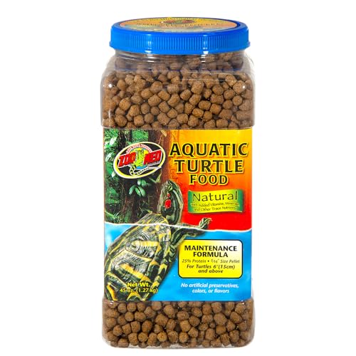 Zoo Med Natural Maintenance Formula Aquatic Turtle Food - size: 2.81 Pound (Pack of 1)