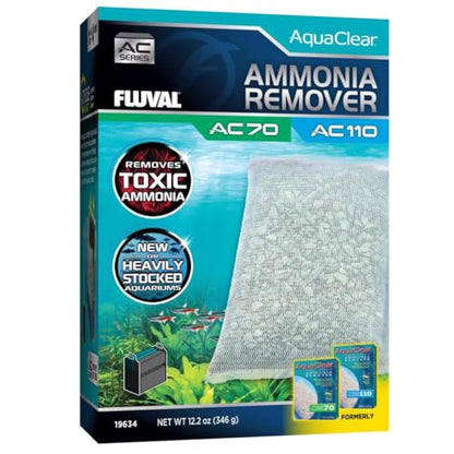 Fluval Ammonia Remover for AC70/AC110, 12.2 oz / 346 g | For Use in Freshwater Aquariums - size: AC70/AC110 (New) 1-Pack