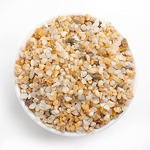1/8 inch-1/5 inch Coarse Silica Sand Stones, Boniosz 5lb Succulent and Cactus Bonsai Rocks Small Decorative Pebbles for Terrariums, Fairy Gardening, Top Dressing, and Houseplants - color: 1/8-1/5 inch Coarse Silica Rocks, size: 5lb