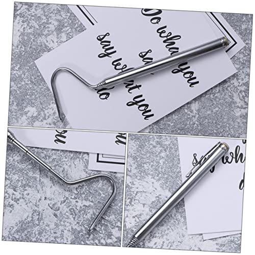 Mipcase 2pcs Retractable Snake Catching Hooks Reptile Tool Snake Grabber for Wild Catching and Feeding Bowl Handling