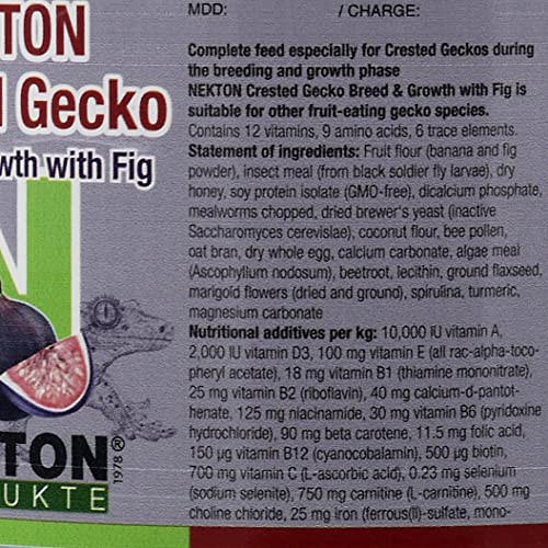 Nekton Crested Gecko Fig for Growth and Breeding 100g (3.53oz) - size: 3.53 Ounce (Pack of 1)