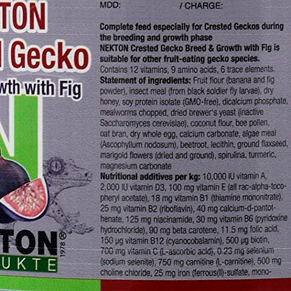 Nekton Crested Gecko Fig for Growth and Breeding 100g (3.53oz) - size: 3.53 Ounce (Pack of 1)