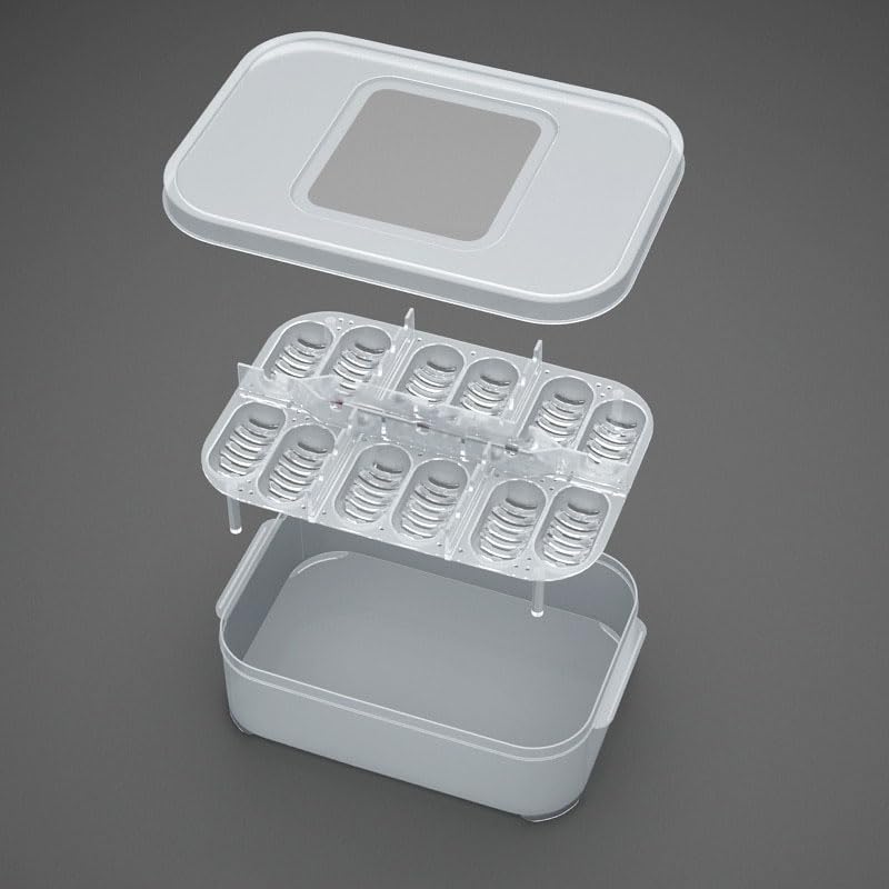 12 Grids Hatch Box Snake Lizard Reptile Egg Tray Boxes Hatching Eggs Device Climbing Pet Tortoise Turtle Incubator Supplies