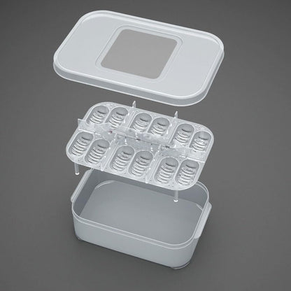 12 Grids Hatch Box Snake Lizard Reptile Egg Tray Boxes Hatching Eggs Device Climbing Pet Tortoise Turtle Incubator Supplies