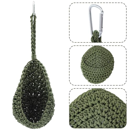 Beard Dragon Hammock Hanging Nylon Woven Nest for Reptile Habitat Enrichment Hideout Toy for Small Pet Snake Lizard Rat Hamster Gecko (Green) - color: Green