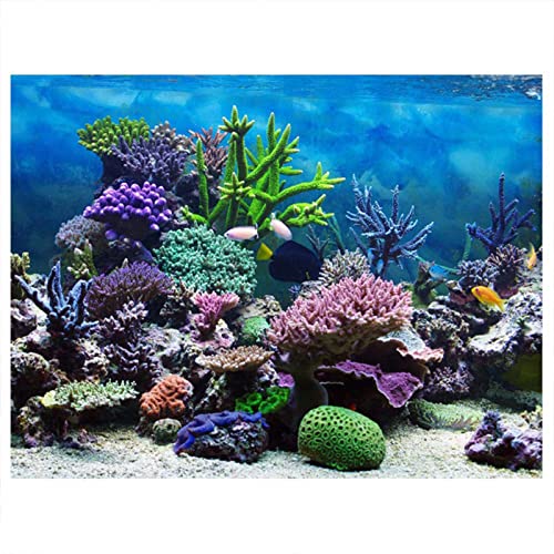 Undersea Aquarium s PVC Adhesive Photography Background 122x61cm - size: 122*61cm