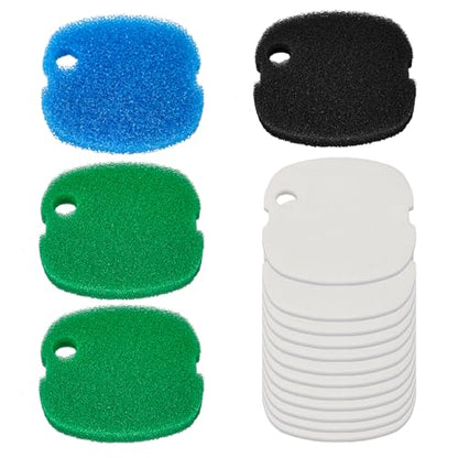 Replacement Canister Filter Pads Compatible with SUNSUN HW-302 /505A, for Polar Aurora 265GPH, and CF-300 Aquarium Filter Media Sponge Floss, Aquarium Sponge Media Parts Canister Filter Floss Pads