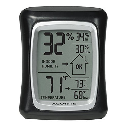 AcuRite Thermometer & Hygrometer with Humidity Gauge, Magnetic Only