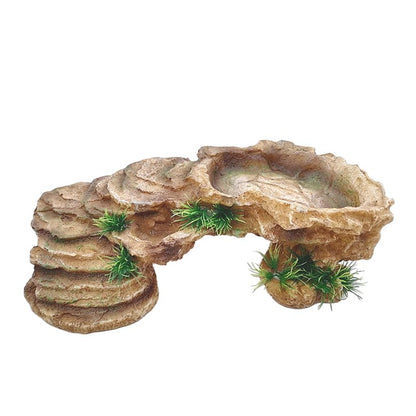 Turtle Basking Platform – Floating Turtle Tank Decoration for Aquariums & Terrariums – Perfect for Reptile, Lizard, and Turtle Habitat Hideout