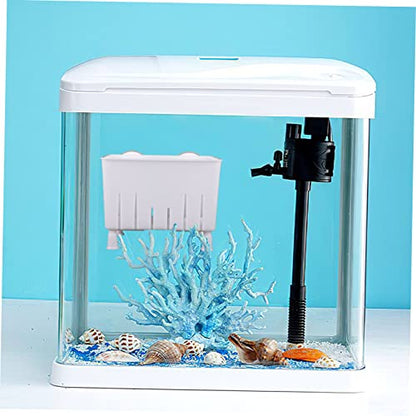 Didiseaon 2sets Aquarium Breeding Box Tortoise Isolation Container Suction Cups Fish Breeder Holder Easy Installation for Fish and Reptiles
