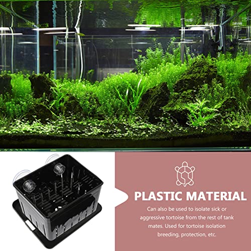 Toddmomy Turtle Supply Incubation Box Lizard Incubator Reptile Hatchery Professional Tortoise Separator Reusable Sturdy Easy to Install Unique Cover