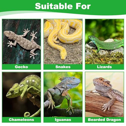 kathson Reptile Carpet, Natural Moss Mat for Terrarium, Bearded Dragon Tank Flooring Green Substrate Liner for Leopard Gecko Hermit Crab Lizard Tortoise (47.24" X 11.81")