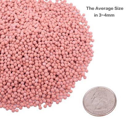 2.0 LB Clay Pebbles, 1/8'' Gardening Ceramsites Growing Media for Succulents Orchids, Aquaponics, Aquaculture Hydroponics. Ceramsite Clay Rocks Decor Cultivation, Leca for Plants - size: 2.0 LB