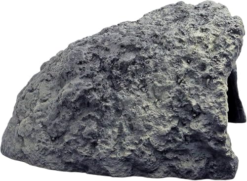 Rock Cave Habitat Hidden for Reptile and Amphibians.Terrarium & Aquarium Decor, Reptile hideout Hide Cave, Perfect for Bearded Dragons,Lizards,Snakes,Turtles,Geckos,Tortoises,Small Animals -Large Size - size: XXL