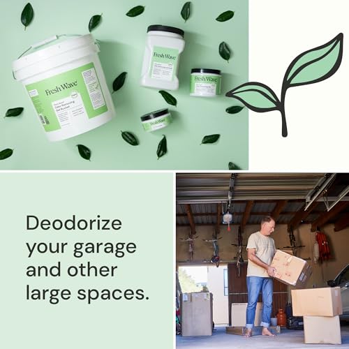 Fresh Wave Odor Eliminator Gel Bucket, 248 oz. Original Refill | EPA Safer Choice rated, No parabens or harsh chemicals, Refills up to 16 large gel jars, Pet-safe room deodorizer - size: 248 Fl Oz (Pack of 1)