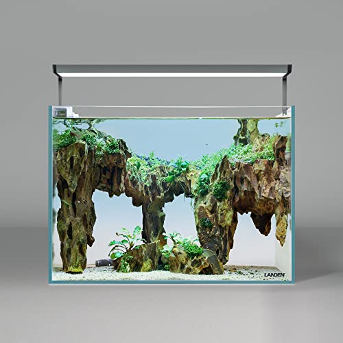 Dragon Stone Natural Aquascaping Rock 16lb Planted Aquarium Decor | Ohko-style texture; planted, reptile terrarium - size: 01 Dragon(Ohko) Stone(2-8inch,16lbs)
