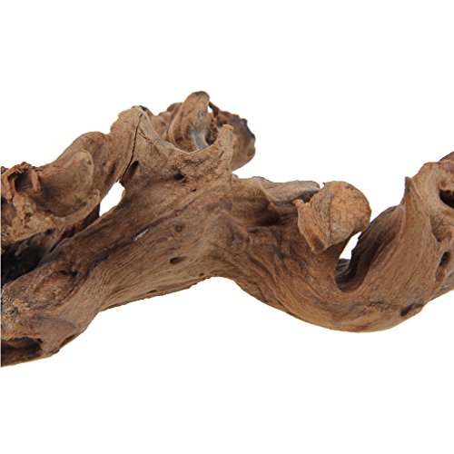 emours Aquarium Driftwood Fish Tank Decoration, Natural Wood, Large | 9-12 Inch Length - size: Large