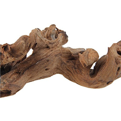 emours Aquarium Driftwood Fish Tank Decoration, Natural Wood, Large | 9-12 Inch Length - size: Large