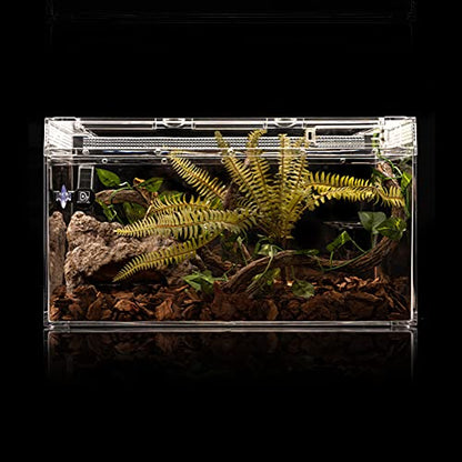 Reptile Hide Bearded Dragon Cave Hideouts Habitat Décor for Snake (Large) | Simulation Rock, Terrarium Tank Accessories, Turtles Lizards Snakes Crab Hide