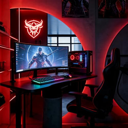 Ultra-Narrow 3mm USB-C COB LED Strip Lights Self-Adhesive, for Kitchen Cabinets, Bedroom, Gaming Desk (Red, 4ft) - color: Red, size: 4ft