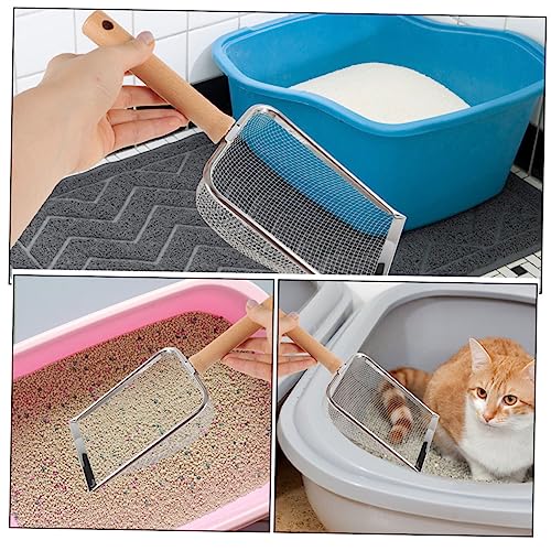 Sosoport Cat Litter Scoop Handle Reptile Litter Shovel Easy to Cat Waste for Pets and Design