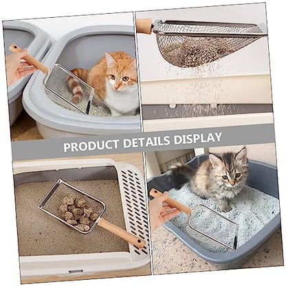 BESPORTBLE Cat Litter Scoop Handle Litter Shovel for Cats and Reptiles Fine Mesh Design for Easy Waste Cleanup and Reptile Containers