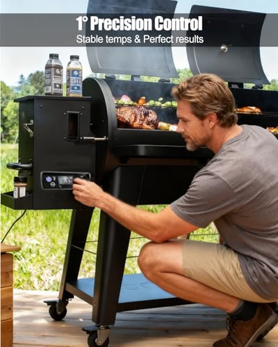 Rectangular Grill Controller Fit for Pit Boss 440-1600 Navigator Sportsman | Fit for Onyx Pro Series Mahogany Competitiion Legacy Models, Grill Control Board, 1°F Precision