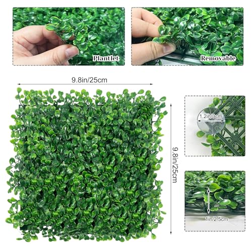 Rainmae Hermit Crab Climbing Toys, Faux Grass Mat Fake Turf Hermit Crab Climbing Wall, Plastic Aquarium Plants Lawn Hermit Crab Supplies Climbing and Hide Toy for Gecko Reptile Lizard 10 x 10 Inch