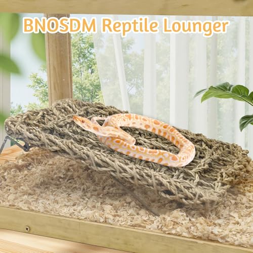 BNOSDM Reptile Hammock Bearded Dragon Bed Basking Platform Tank Accessories - color: 1PCS Hammock