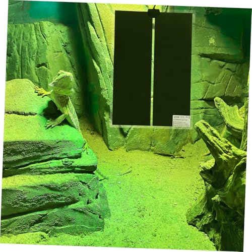 Sosoport 3pcs Reptile Heat Mat with Temperature Controller for Snake Tank Portable Heating Pad Electric Heat Mat for Lizards Reptile Terrarium