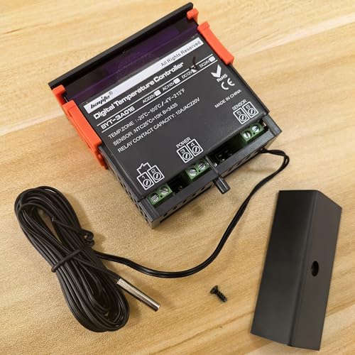 DC 12V Fahrenheit Digital Temperature Controller 10A | 1 Relay, with NTC 10K Sensor